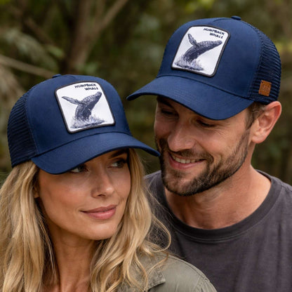 Track Wild Humpback Whale Trucker Hat | Australian Wildlife Cap