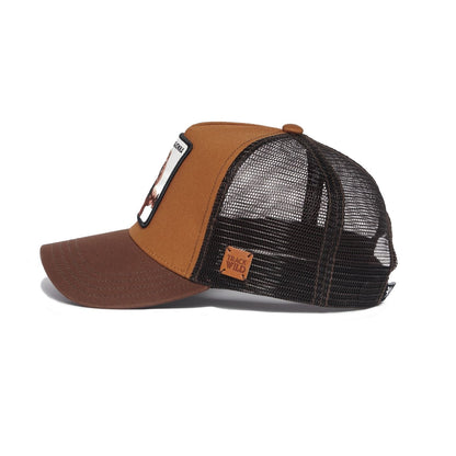 Track Wild Quokka Brown Trucker Hat | Australian Wildlife Cap