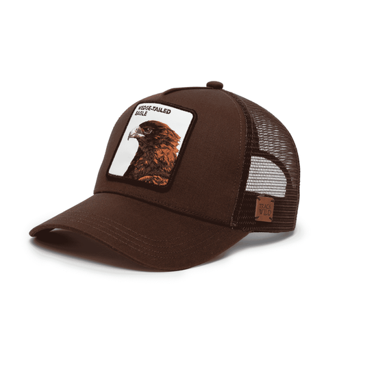 Track Wild Eagle Face Trucker Hat | Australian Wildlife Cap