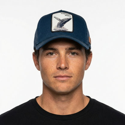 Track Wild Humpback Whale Trucker Hat | Australian Wildlife Cap